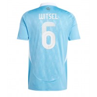 Camiseta Bélgica Axel Witsel #6 Visitante Equipación Eurocopa 2024 manga corta